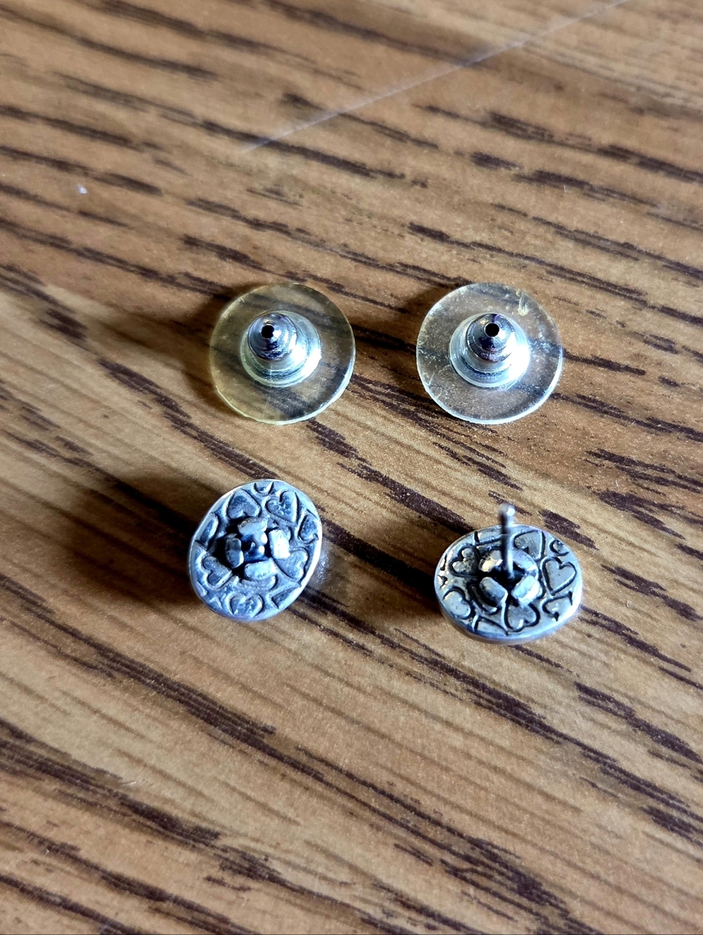 BRIGHTON "Irene" Silver Button Mini Posts - Picture 2 of 5